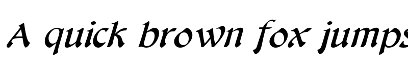 Preview of CheshireBroad Italic