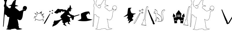 Preview of Child Witch Dingbats