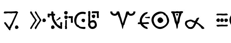 Preview of Ch'Lanou Hand-Written Regular