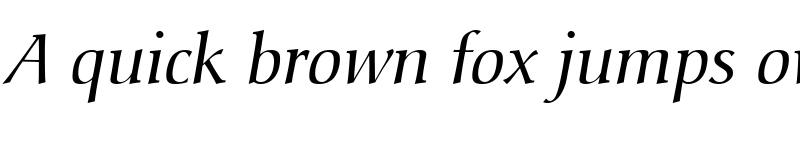 Preview of Christiana RomanItalic