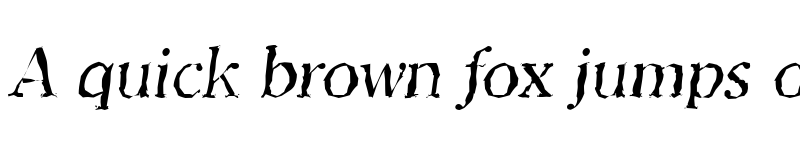 Preview of ChristianBeckerRandom Italic