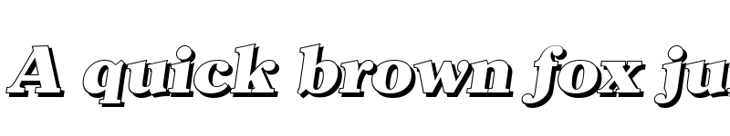 Preview of ChristianBeckerShadow-Heavy Italic