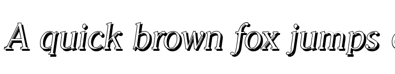 Preview of ChristianBeckerShadow-Light Italic