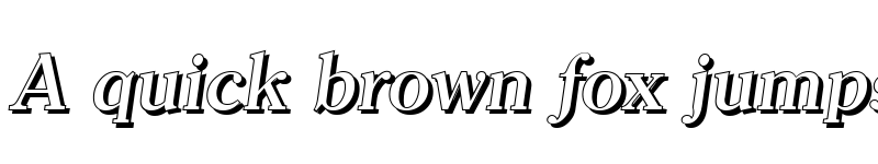 Preview of ChristianBeckerShadow-Medium Italic