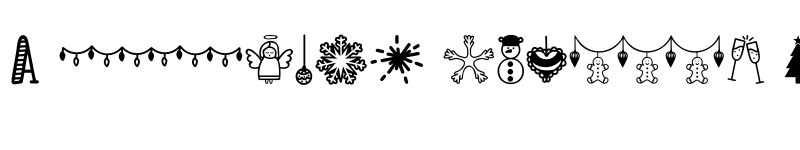 Preview of Christmas Dingbats Regular