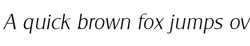 Preview of Clarity Gothic Light SF Italic