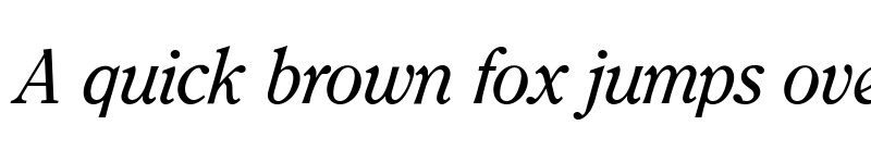 Preview of Clearface ITC BQ Italic