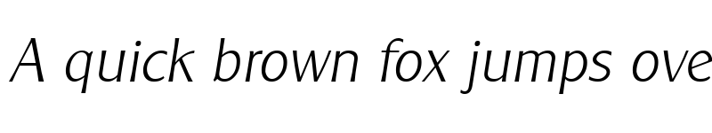 Preview of Clearly Gothic Light Italic