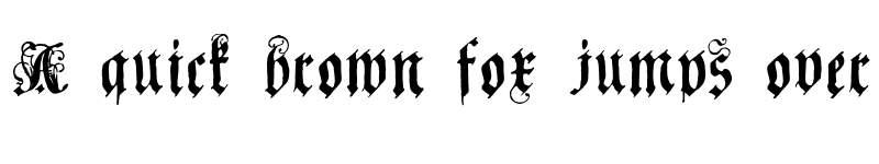 Preview of Coelnische Current Fraktur OsF Regular