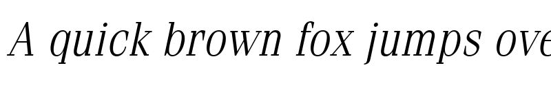 Preview of Compendium Light SSi Light Italic