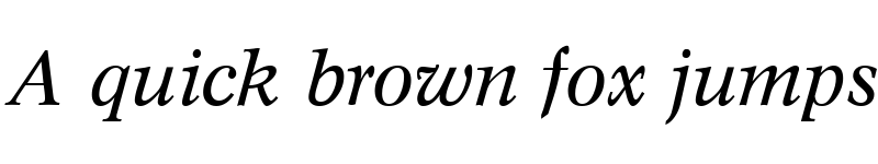 Preview of Concept RegularItalic