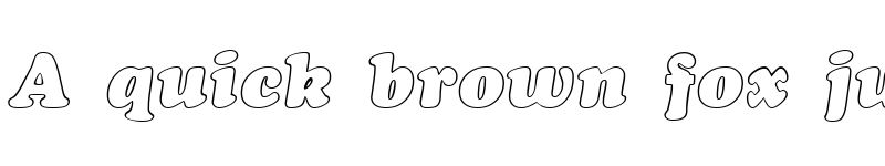 Preview of CookieHollow Italic