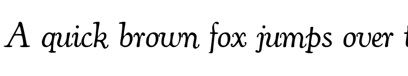 Preview of CooperOldStyle RegularItalic