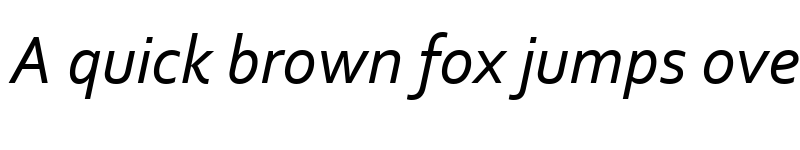 Preview of Corbel Italic