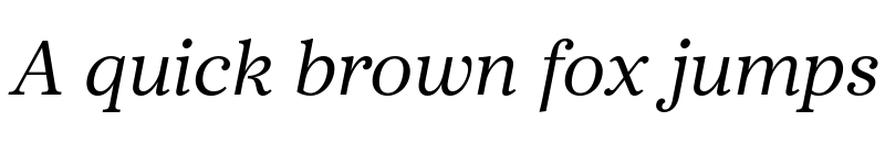 Preview of Core Serif N 35 Regular Italic