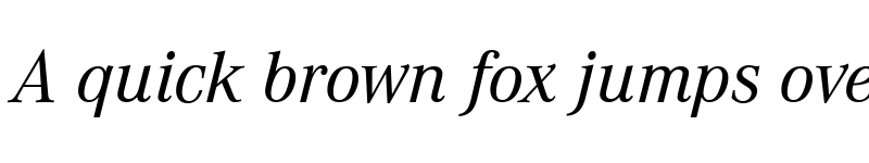 Preview of CorpoA Italic