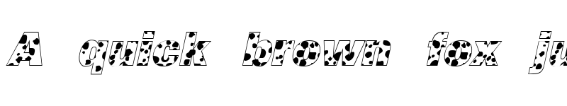 Preview of Cow-Spots Italic