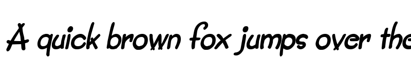 Preview of Crayon Bold Italic