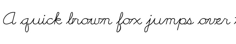 Preview of Cursive Handwriting Tryout Regular