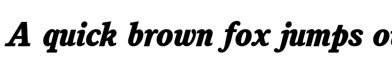 Preview of CushingNovaHeavy RegularItalic