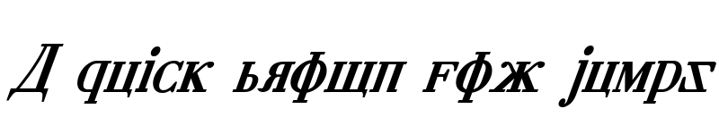 Preview of Cyberia Bold Italic Bold Italic