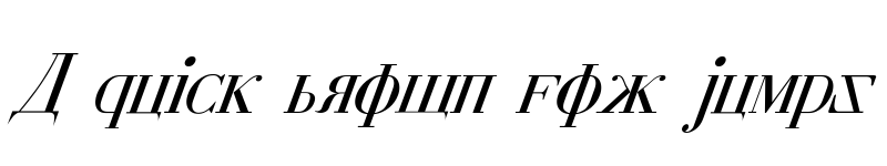 Preview of Cyberia Italic Italic