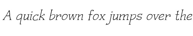 Preview of Czaristite Medium Italic