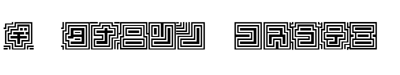 Preview of D3 Labyrinthism katakana Regular