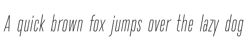 Preview of DaBronx Sans Extra Light Italic