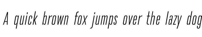 Preview of DaBronx Sans Light Italic