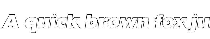 Preview of DavidBeckerOutline-Heavy Italic