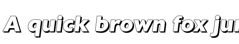 Preview of DavidBeckerShadow-ExtraBold Italic