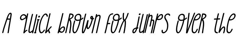 Preview of DEAR HONEY Italic