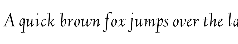 Preview of Deepdene L- Italic