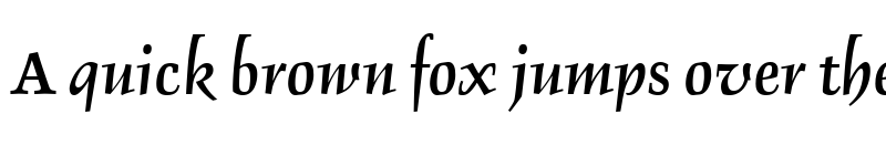 Preview of DelphinIIA RomanItalic