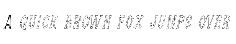 Preview of DemBonesCondensed Italic