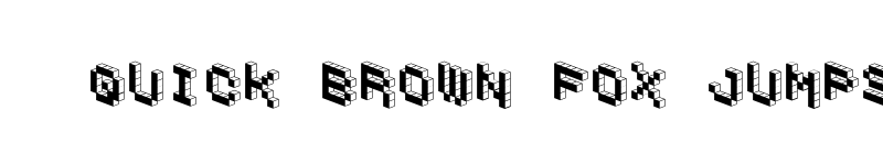 Preview of DemonCubicBlockFont Black Regular