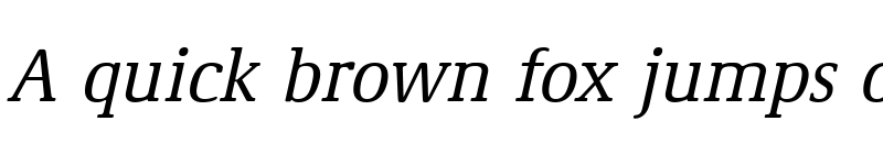 Preview of Demos LT Medium Italic