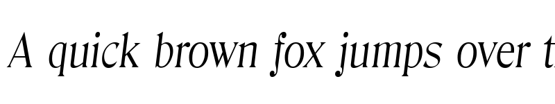 Preview of Denver-Serial-Light RegularItalic