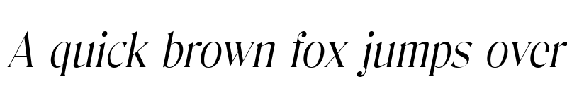 Preview of DenverLH Italic