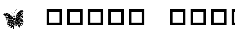 Preview of Destiny's Butterfly Dingbats Regular