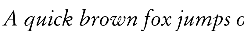 Preview of Deutch Garamond SSi Italic