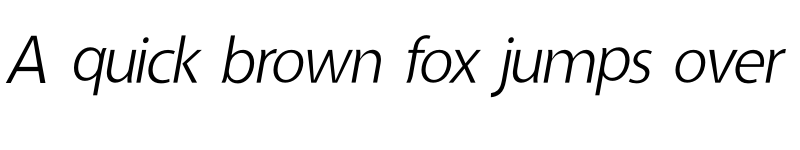 Preview of Devina Rodent ThinItalic