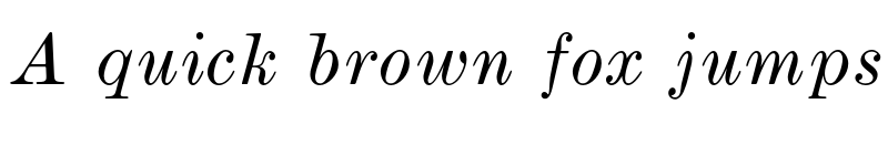 Preview of DeVinne CG Italic