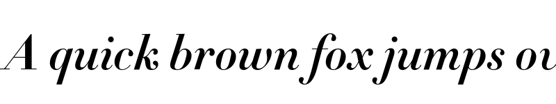 Preview of Didot HTF-B16--Ital Bold