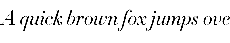 Preview of Didot-HTF-L24-Light-Ital Medium Italic