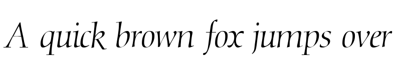 Preview of Dioscur RegularItalic