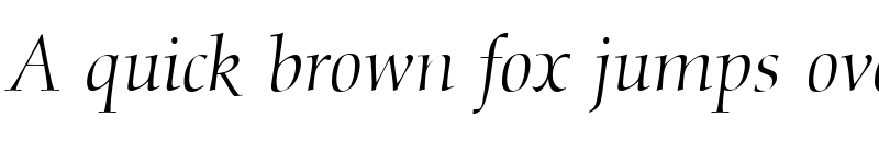 Preview of Diotima RomanItalic