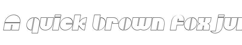 Preview of DiscoOutline Italic