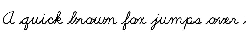 Preview of DN Cursive with Arrows Regular